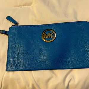 Michael Kors Blue wristlet